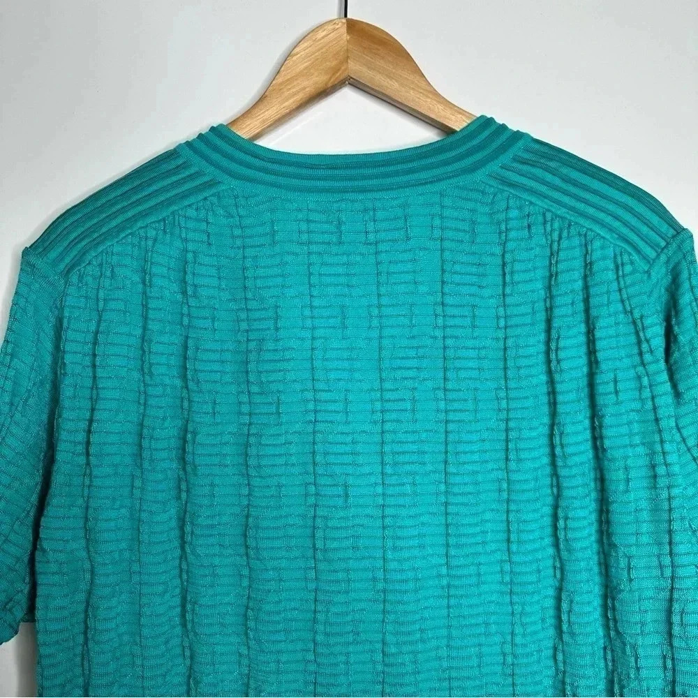 M Missoni Textured V-Neck Knit Sweater Size 6 - Picture 10 of 11